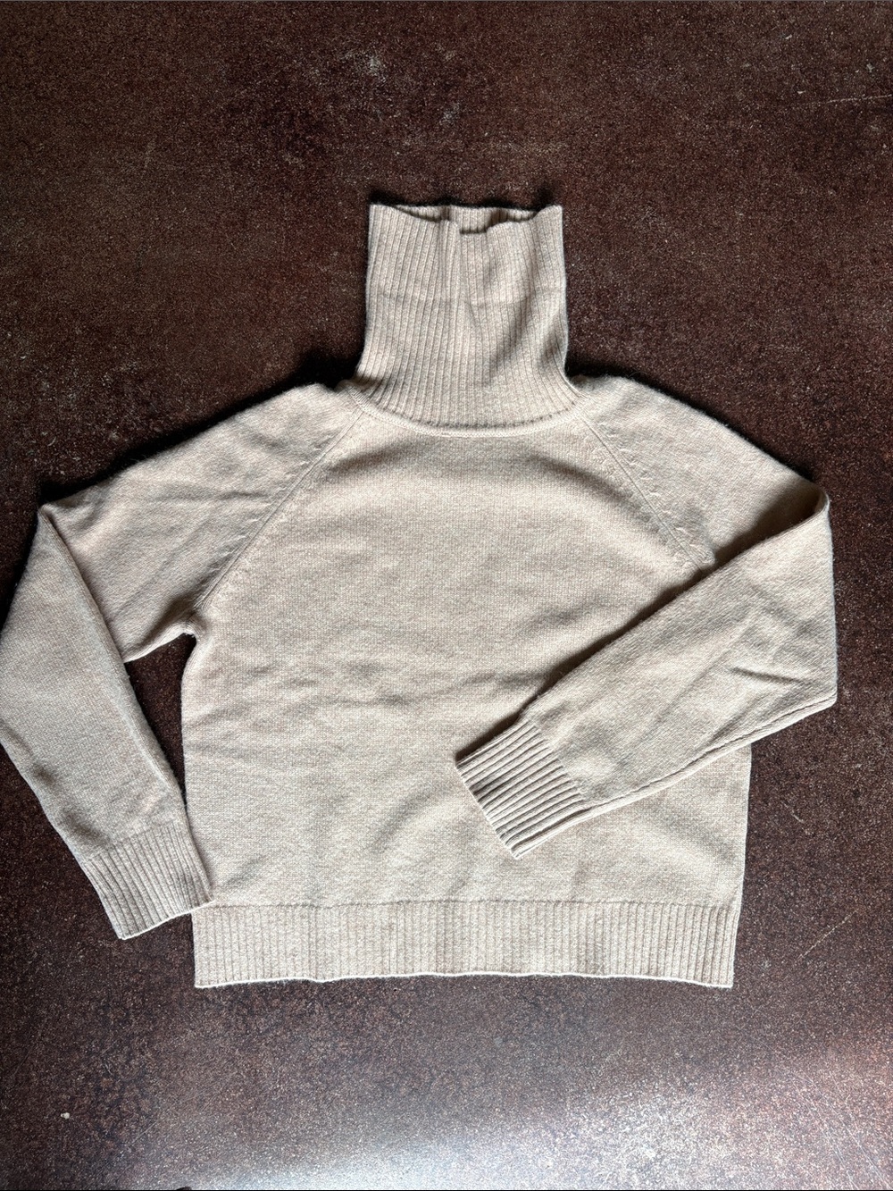 Frank and Oak yak and merino wool turtleneck sweater